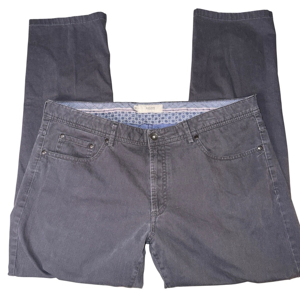 Ballin Crescent‎ Modern 5 pocket twill pants pavement gray Size 38 - Picture 3 of 7